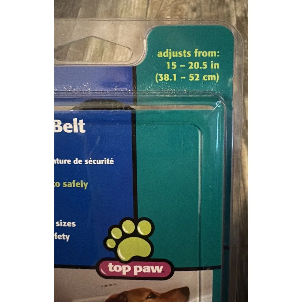 Top Paw Travel Seat Belt Anchor Adjusts 15